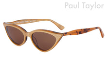 Load image into Gallery viewer, M001 Sunglasses YWG Golden Light Bronzed FRONT with Golden Honey Tortoiseshell TEMPLES - Paul Taylor Eyewear
