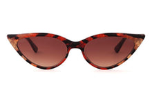 Load image into Gallery viewer, M001 Sunglasses K4B Multicoloured Tiger FRONT with Golden Marble &amp; Tortoiseshell Underlay TEMPLES - Paul Taylor Eyewear
