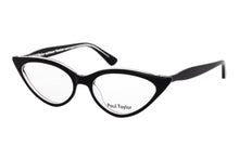 Load image into Gallery viewer, M001 Optical Glasses M60 Black with Crystal UNDERLAY - Paul Taylor Eyewear