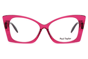JA504 Deep Cocktail Rose FRONT with Fuchsia Pink Tiger TEMPLES