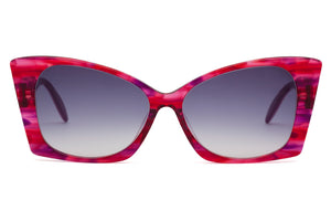 E16 Pink & Purple Swirl FRONT with Pink & Purple Underlay TEMPLES