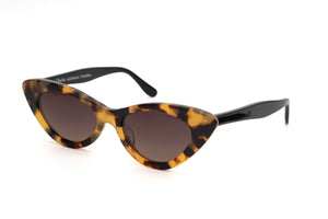 M228/M100 POLARISED Light & Dark Marble Tortoiseshell FRONT with Black TEMPLES....HAS MORE VARIANCE IN THE ACETATE PATTERN