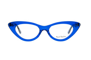 A203 Royal Blue FRONT with Dark Blue & Black Fleck Tortoiseshell TEMPLES