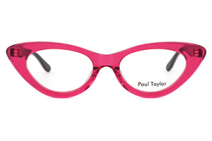 SOLD OUT!!! JA504 Deep Cocktail Rose FRONT with Fuchsia Pink Tiger TEMPLES