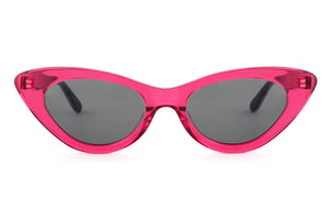 LAST PAIR!!! JA504 Deep Cocktail Rose FRONT with Fuchsia Pink Tiger TEMPLES
