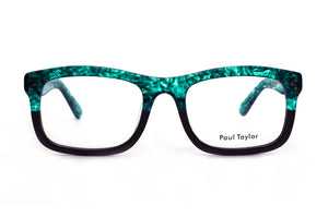 ZM2 Mottle Bottle Green to Black FRONT with Mottle Bottle Green TEMPLES