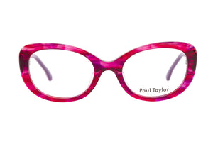E16 Pink & Purple Swirl FRONT with Pink & Purple Underlay TEMPLES