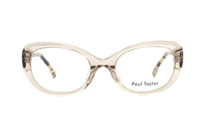 M58 Transparent Light Caramel FRONT with Dark & Light Tortoiseshell TEMPLES