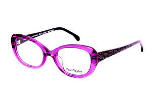 CE7 Purple FRONT with Purple Black Golden Leopard TEMPLES