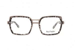 M695 Grey STAINLESS STEEL with Black Grey Tortoiseshell ACETATE