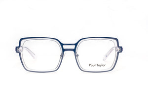 S000/BLU Dark Blue STAINLESS STEEL with Crystal Clear ACETATE
