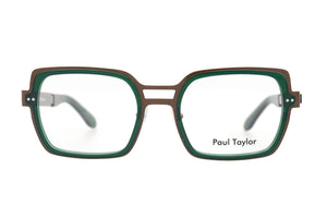 M26 Brown STAINLESS STEEL with Green ACETATE