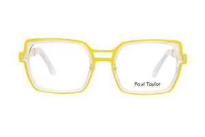 S000/BLU Yellow STAINLESS STEEL with Crystal Clear ACETATE