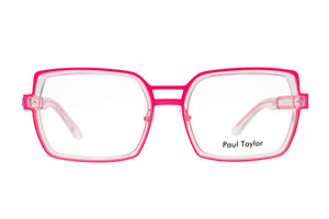 S000/GREY Pink STAINLESS STEEL with Crystal Clear ACETATE