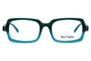AY9 Bottle Green to Light Blue fade FRONT with Bold Blue TEMPLES....LAST TWO PAIRS!!!