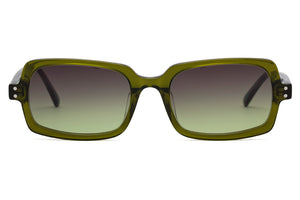 E75 Olive Green FRONT with Bottle Green TEMPLES