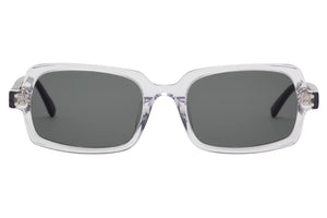 S000/M100 Crystal Clear FRONT with Black TEMPLES