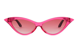 JA504 Deep Cocktail Rose FRONT with Fuchsia Pink Tiger TEMPLES