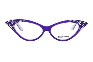 SOLD OUT!!! E65 Vivid Purple FRONT with Violet and Mauve Underlay TEMPLES