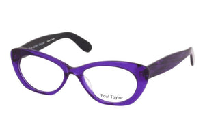 K226 Deep Violet Transparent FRONT with Purple Marble TEMPLES
