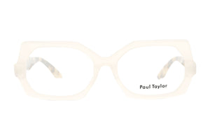 JY46 Tan Cream with a hint of Rose FRONT with Tan Bone & Dark Chocolate Tortoiseshell TEMPLES