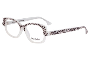 C80 White Pearl Leopard....HAS MORE VARIANCE IN THE ACETATE PATTERN