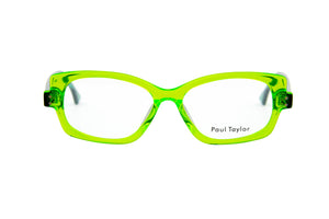 J19 Transparent Lime FRONT with Bright Transparent Green TEMPLES