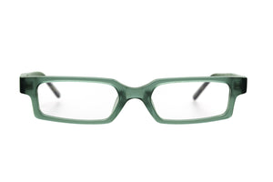 Cool Green FRONT with Marbled TEMPLES ~ Japanese Acetate ~ No Markings on this ONE ONLY PIECE