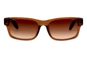 AB05 Chocolate Brown FRONT with Black TEMPLES