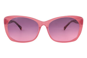 CA3 Shimmer Pink FRONT with Pink Brown Tortoiseshell TEMPLES