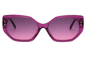 A79 Transparent Burgundy FRONT with Burgundy Brown & Honey Marbled TEMPLES