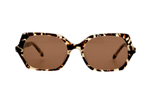 J90 Chocolate Brown Warm Beige Tortoiseshell