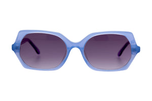 J9Y Purple Rinse FRONT with Jacaranda Purple TEMPLES