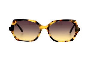 M228/M100 Light & Dark Marble Tortoiseshell FRONT with Black TEMPLES
