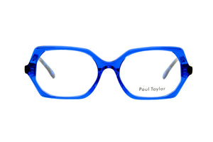 A203 Royal Blue FRONT with Dark Blue & Black Fleck Tortoiseshell TEMPLES
