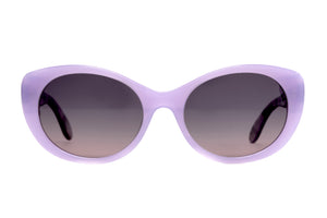 Z6K POLARISED Opaque Mauve FRONT with Mauve Brown Tortoiseshell TEMPLES