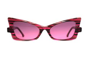 C65 Maroon and Hot Pink Stripe