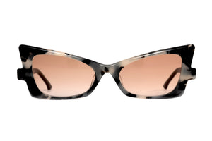 E14 Black Grey Marble FRONT with Black TEMPLES