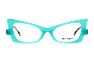 Z25 Mid Aqua FRONT with Deep Aqua Black Tortoiseshell TEMPLES