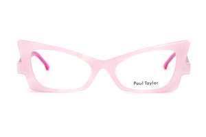 ZA71 Soft Pink Swirl Pattern FRONT with Hot Pink TEMPLES
