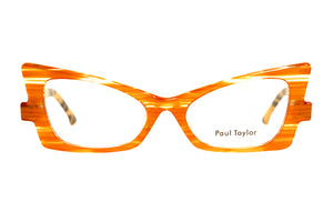 ZORV Orange Venetian with Orange Tortoiseshell TEMPLES