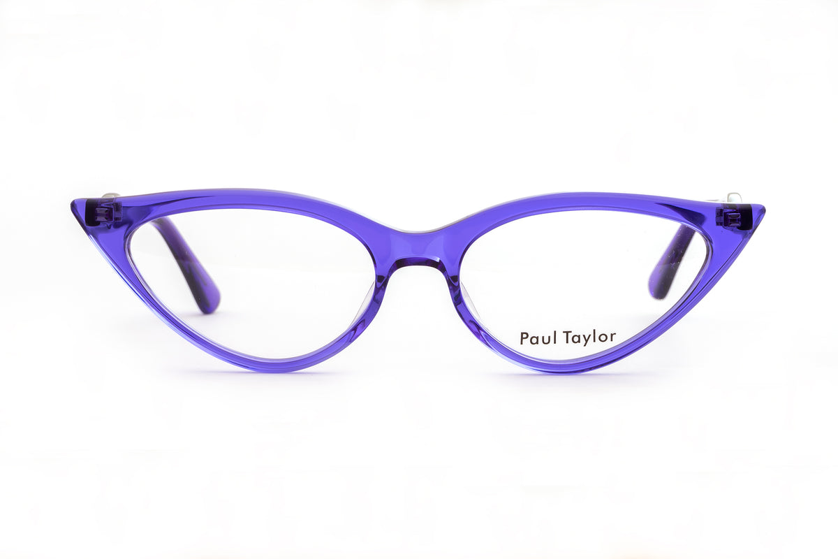 M001 Optical Glasses JZ6 Purple FRONT with Deep Purple TEMPLES - Paul Taylor Eyewear