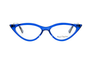 A203 Royal Blue FRONT with Dark Blue & Black Fleck Tortoiseshell TEMPLES