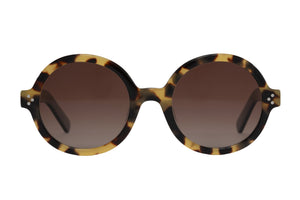 M228/M100 POLARISED Light & Dark Marble Tortoiseshell FRONT with Black TEMPLES
