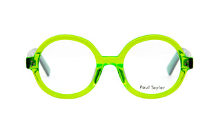 J19 Transparent Lime FRONT with Bright Transparent Green TEMPLES