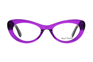 L3 Purple Violet FRONT with Purple Marbled TEMPLES