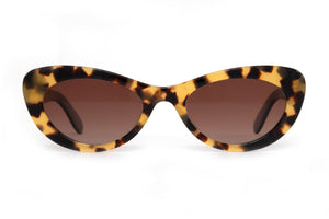 M228/M100 POLARISED Light & Dark Marble Tortoiseshell FRONT with Black TEMPLES