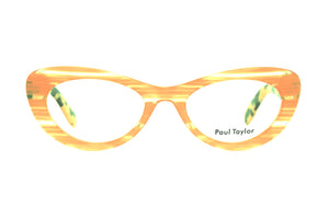 ZORV Orange Venetian with Orange Tortoiseshell TEMPLES