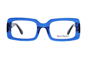 A203 Royal Blue FRONT with Dark Blue & Black Fleck Tortoiseshell TEMPLES