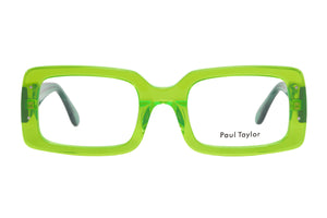 J19 Transparent Lime FRONT with Bright Transparent Green TEMPLES